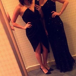 Strapless Black Dress